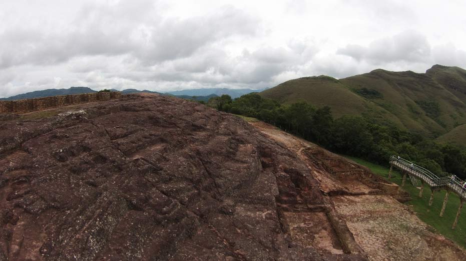 Aerial view of the site