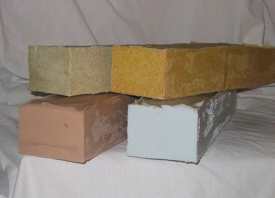 Blocks of soap. 