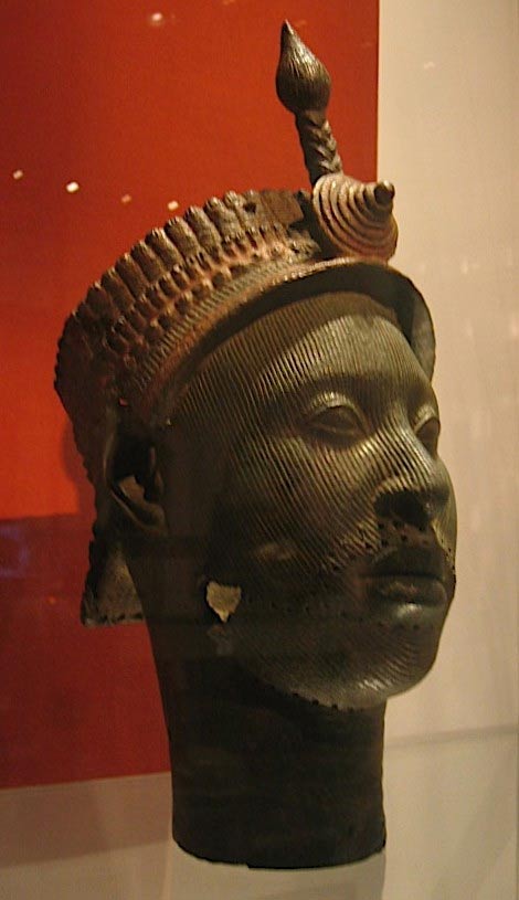 Ife kings head in British Museum.