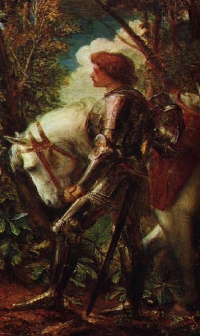 Sir Galahad as depicted by George Frederick Watts (1817–1904). 