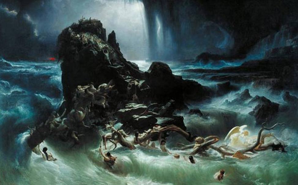 ‘The Deluge’ by Francis Danby, 1840. 