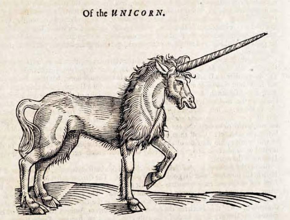 The ferocious unicorn was no timid creature. 