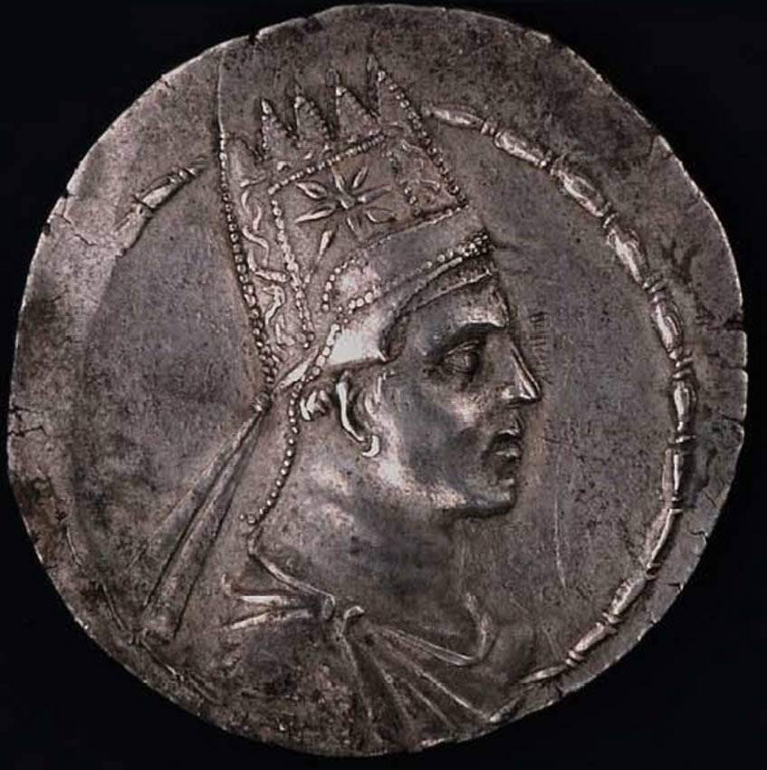 The coin of Artavasdes II, King of Media Atropatene. 