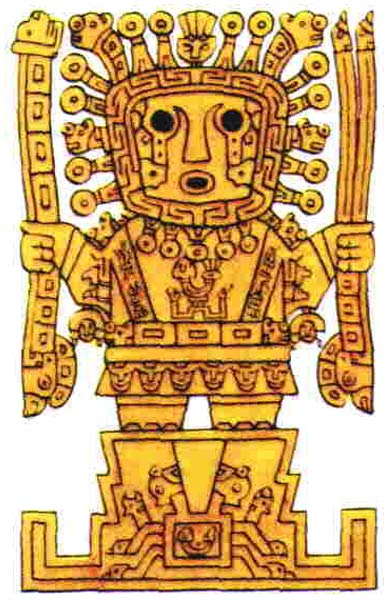 The deity Viracocha. 